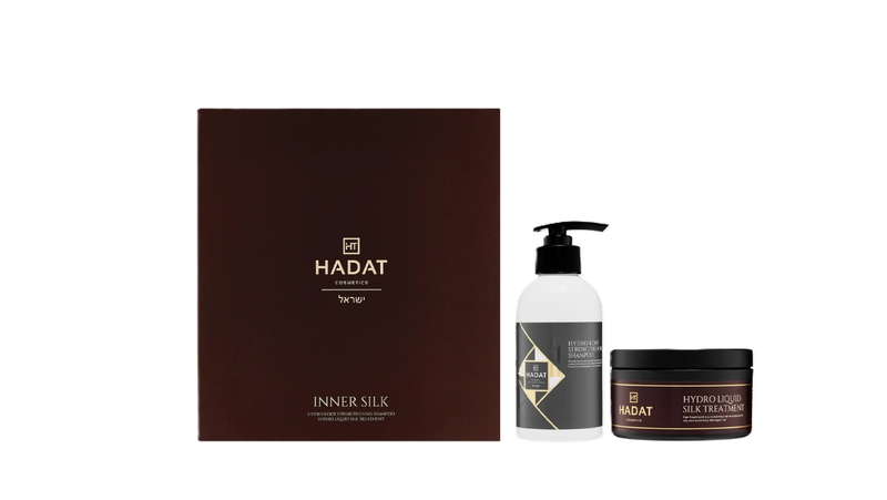 Inner Silk Набор Hadat Cosmetics Шампунь для роста и Маска жидкий шелкм
